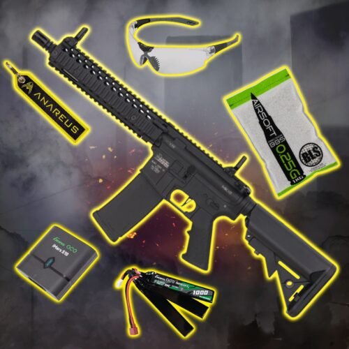 86848 STARTER PACK Set SA Daniel Defense(R) MK18 10.5" Gen2 (SA-F19 FLEX(TM) HAL ETU(TM)) – Black