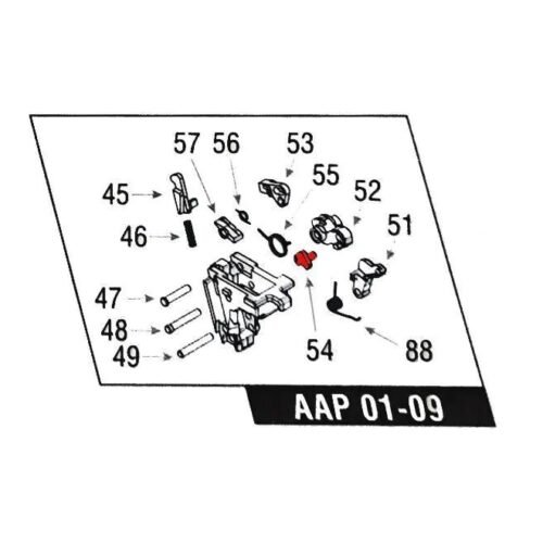 AA AAP-01 GBB Hammer Rotor (Part 54)