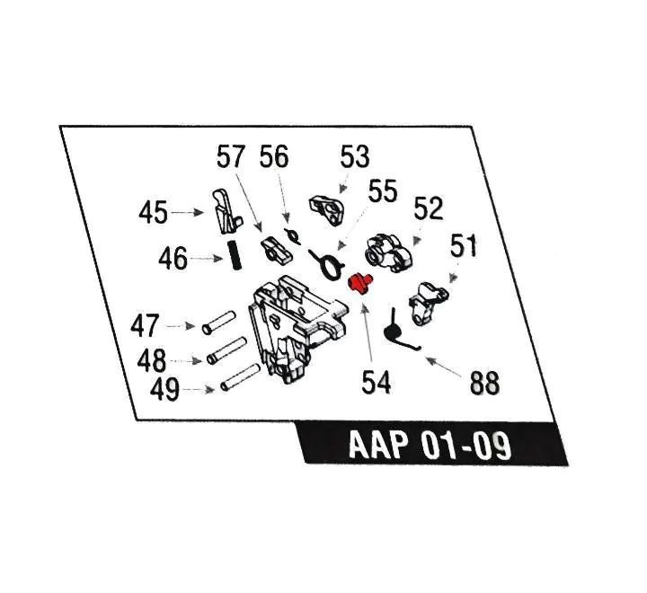 AA AAP-01 GBB Hammer Rotor (Part 54)