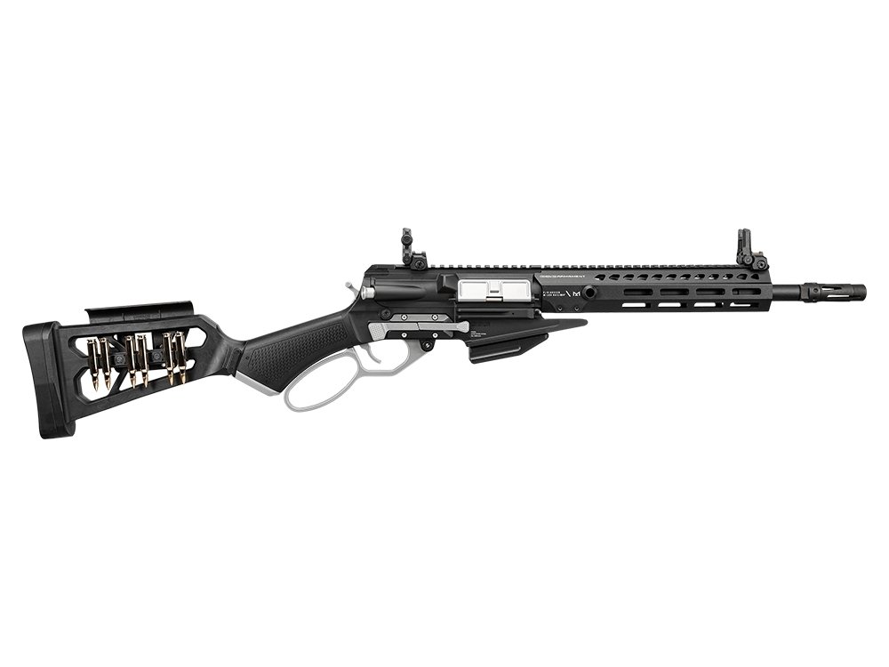 87075 G a G LevAR PLATA GNB Airsoft Rifle – Black / Silver