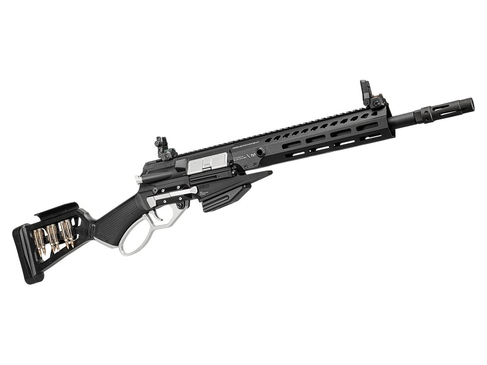 87081 G a G LevAR PLATA GNB Airsoft Rifle – Black / Silver