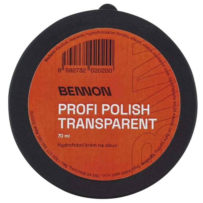 Bennon PROFI POLISH TRANSPARENT Shoe Cream – Transparent (70 ml)