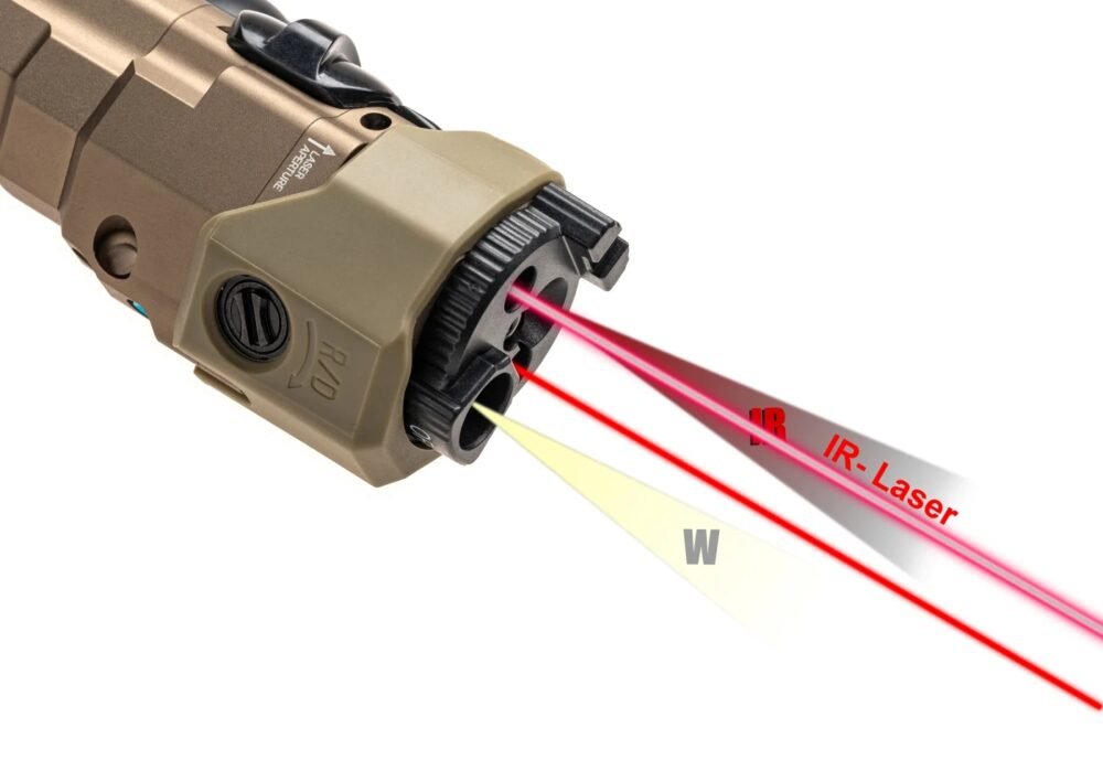 WADSN CNC Aluminum MAWL-C1 plus  Module (LED Light, IR LED, IR / Red Laser) – Tan