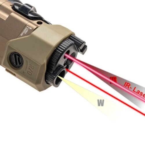WADSN CNC Aluminum MAWL-C1 plus  Module (LED Light, IR LED, IR / Red Laser) – Tan