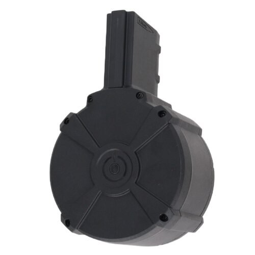 SA M4 / AR15 Electric Drum Magazine, 1500 BBs – Black