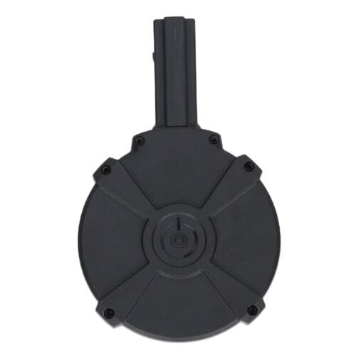 SA M4 / AR15 Electric Drum Magazine, 1500 BBs – Black